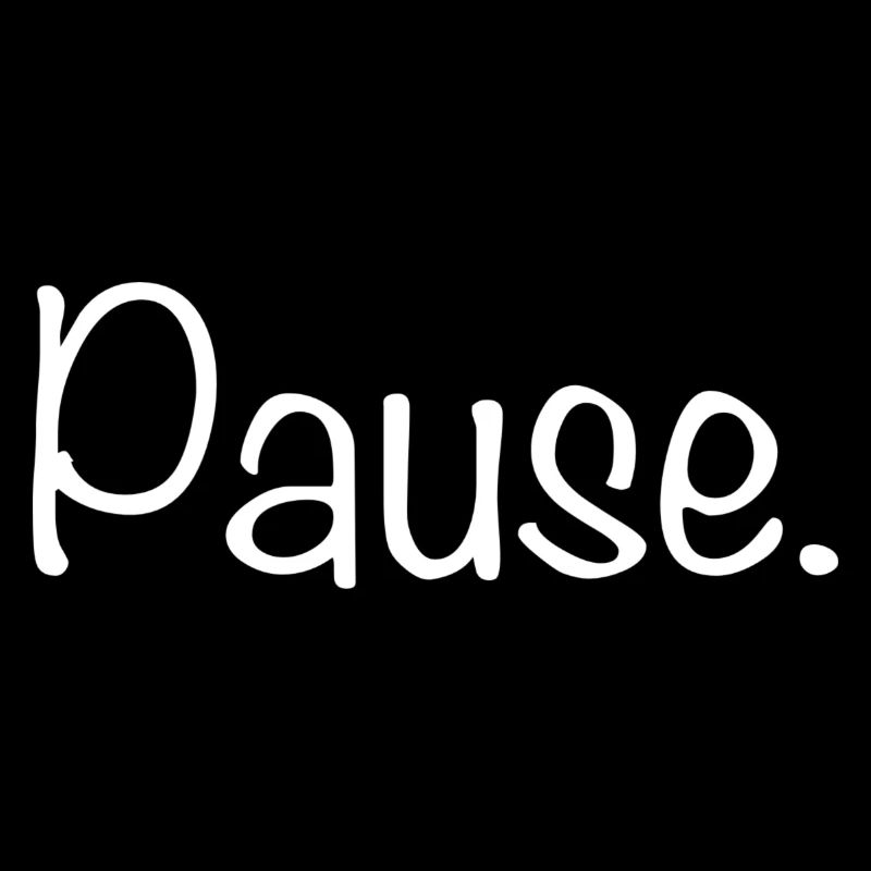 Pause. Wochenende Spruch