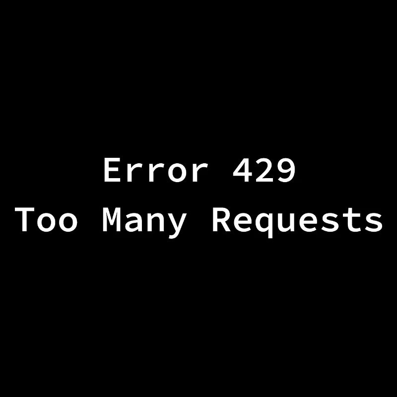 Erreur 429