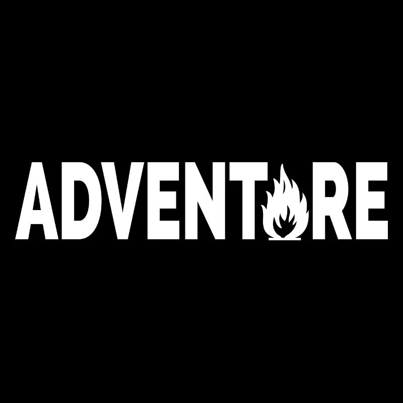 Adventure typographic artsy