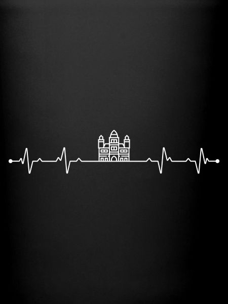 Heartbeat Skyline Silhouette