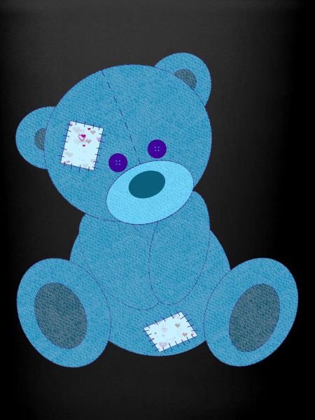 Ourson bleu