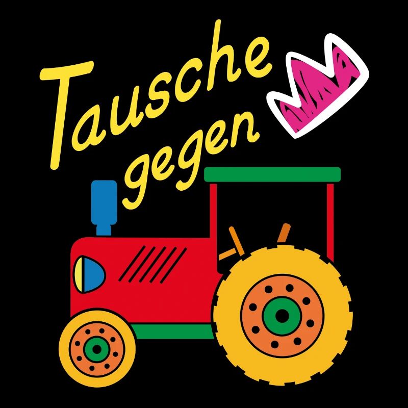 Tausche Krone gegen Traktor - cooles Traktordesign