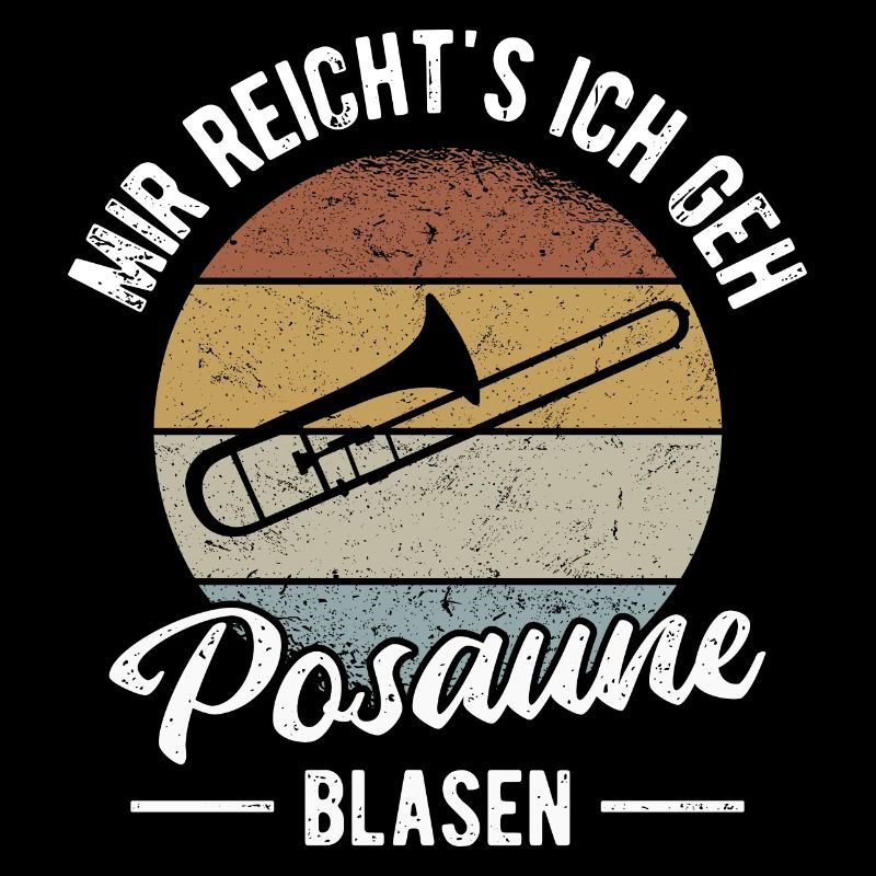 Posaunist Musiker Posaune Orchester Blasmusik