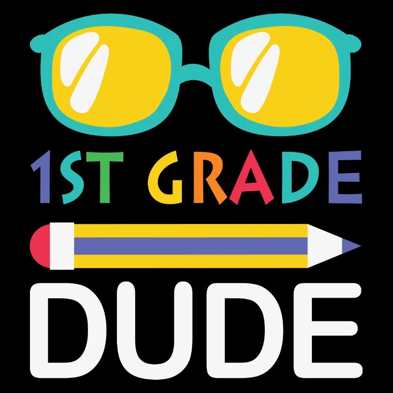 1st Grade Dude Rainbow Girls Boys Équipe d’enseignants