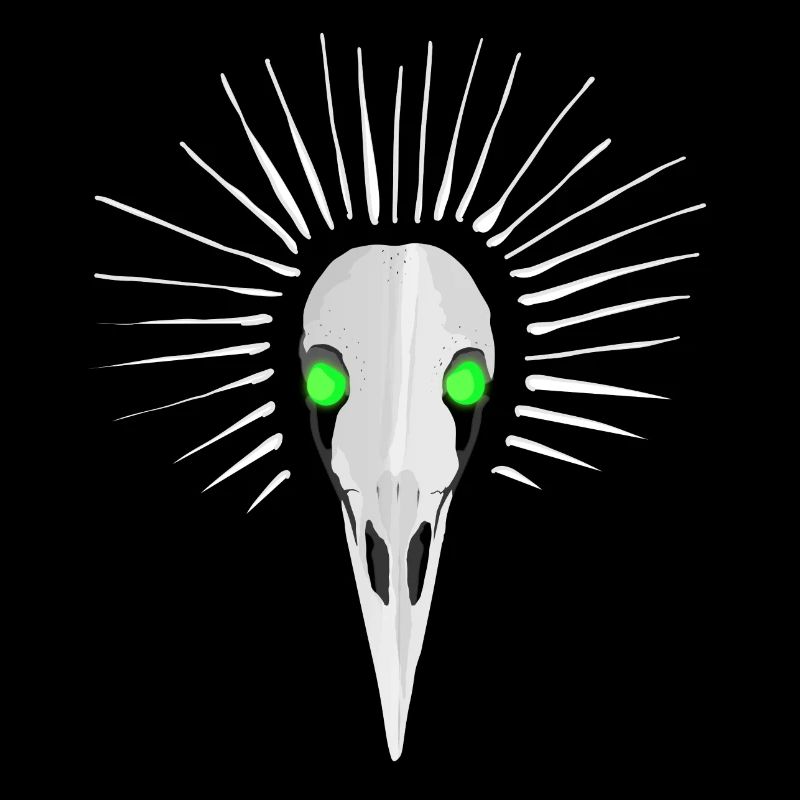 Bird Skull dämonisches Leuchten