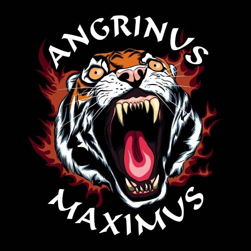 Angrinus maximus - Angry tiger head