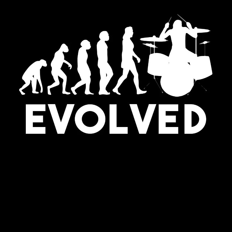 Drummer Schlagzeug Evolution
