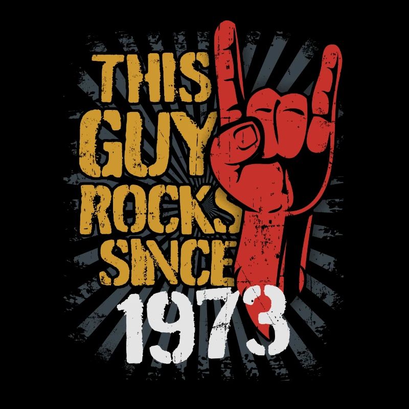 Geschenk zum 51. Geburtstag Rocking seit 1973