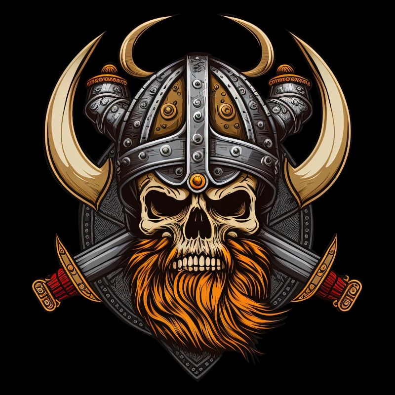 Walhalla Wikinger-Skelett - Geist eines Wikingers