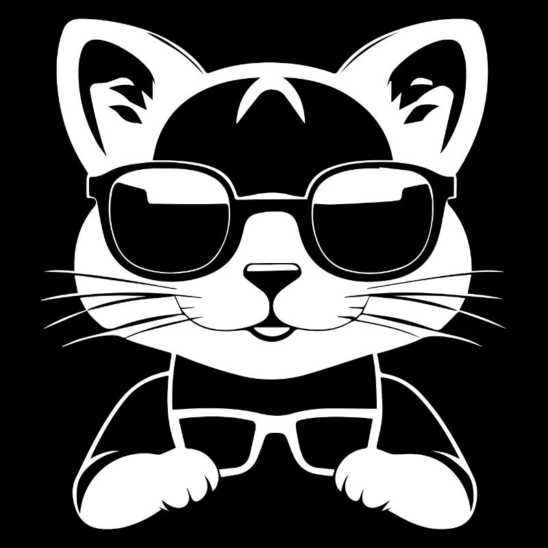 Frettchen mit Sonnenbrille Coole Frettchen