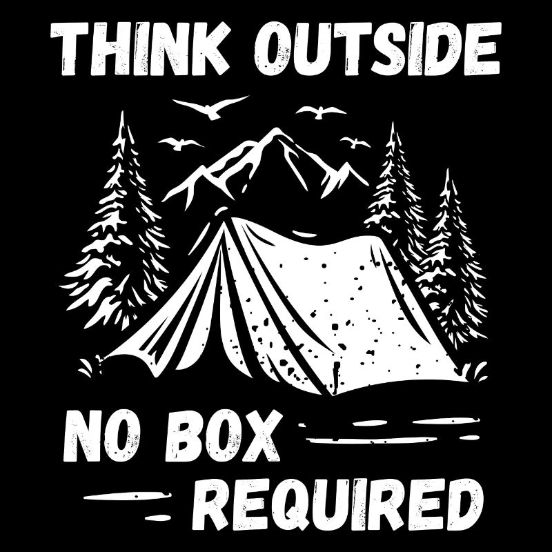 Camping, Wandern, Wald - Denken Sie über den Tellerrand hinaus