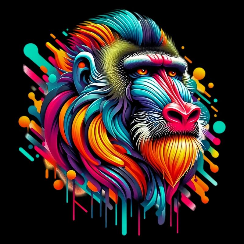 Mandrill-Affe