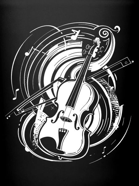 Violin Drawing