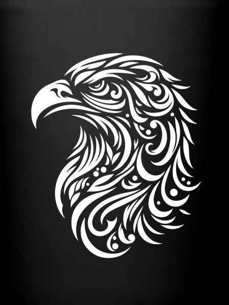 Eagel head tatoo style