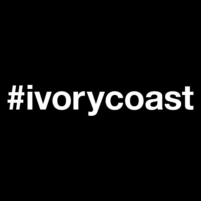 IVORY COAST Hashtag Côte d'Ivoire
