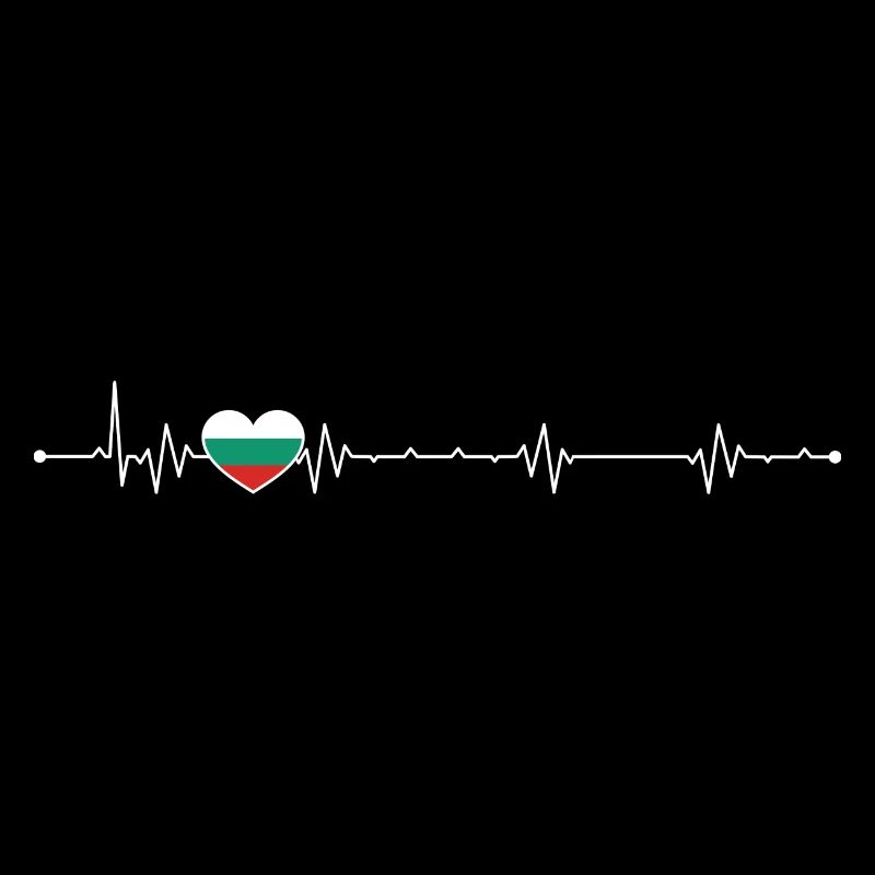 Heartbeat drapeau de la Bulgarie