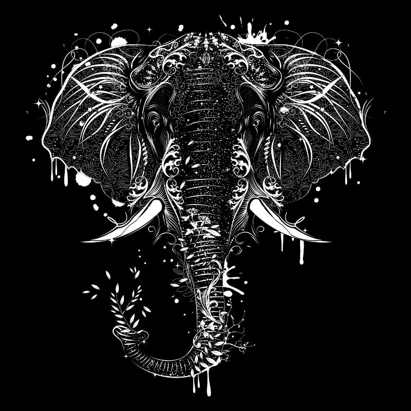 la tête d'éléphant