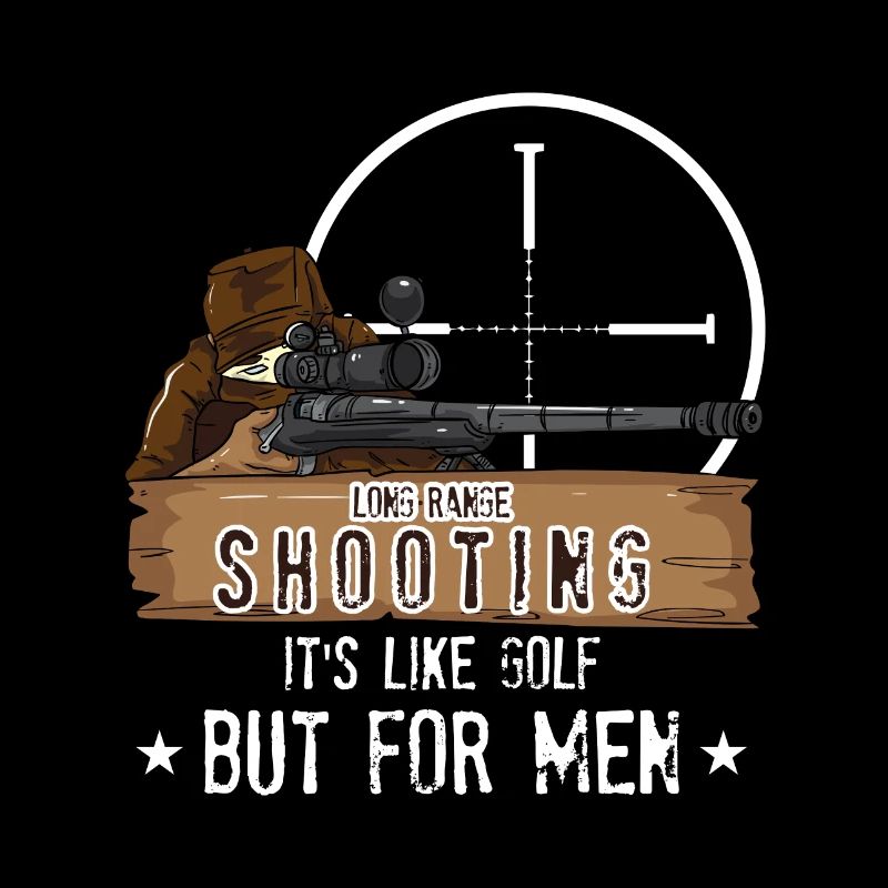 Long Range Shooting Gewehr Jäger Shirt