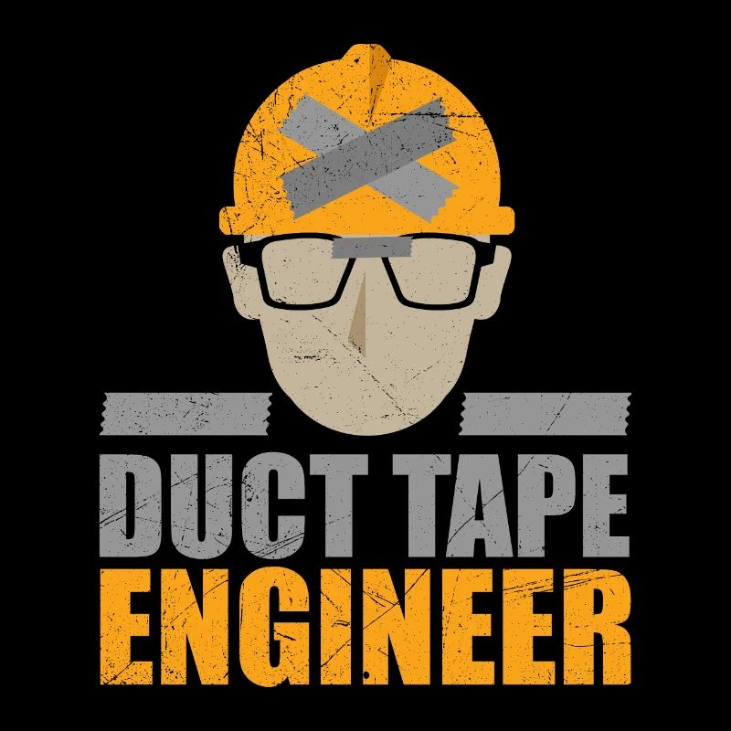 Duct Tape Engineer Funny gift idea
