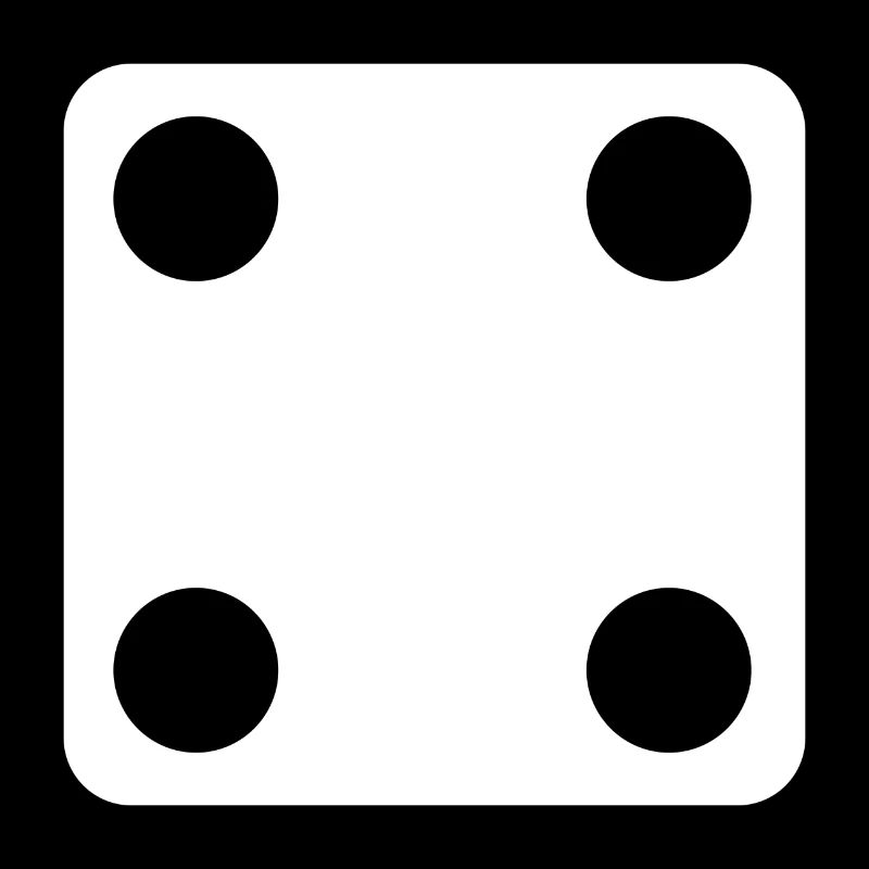 Dice number 4 dice game gift idea