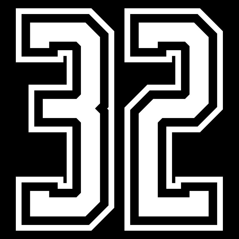32 Zahl nummer