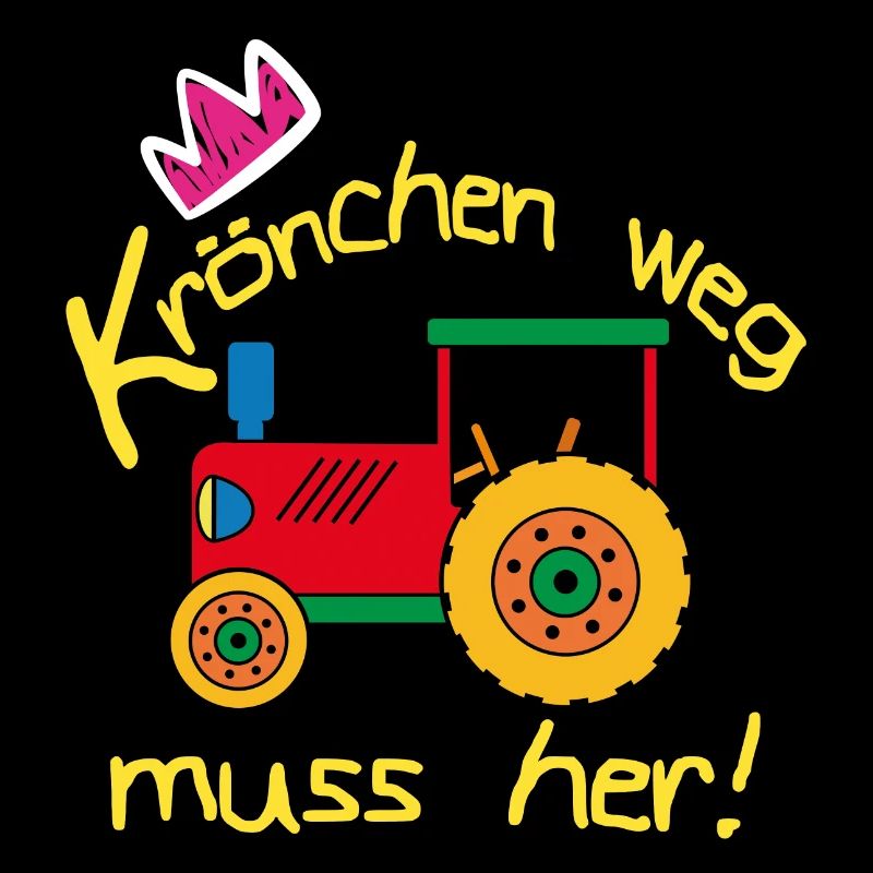 Keine Krone sondern Traktor - cooles Traktordesign