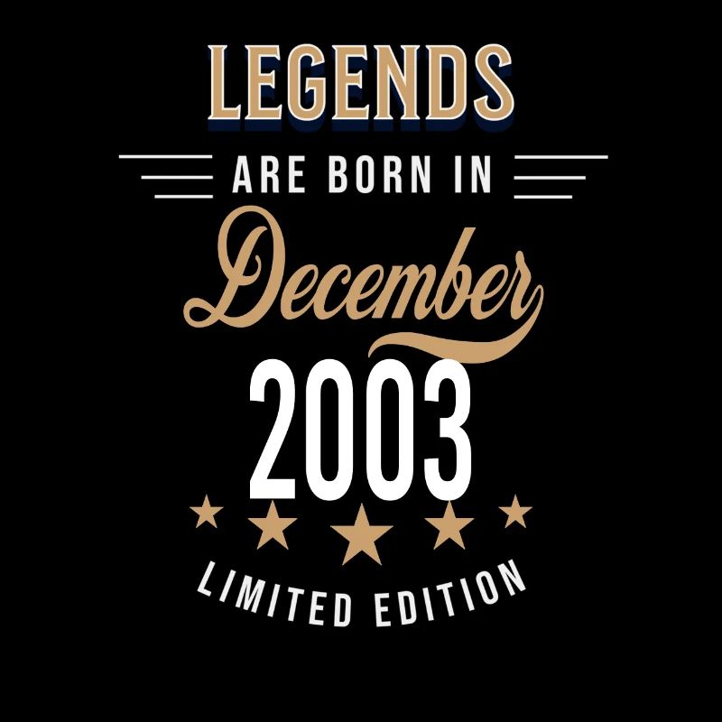 Legends werden im Dezember 2003 geboren