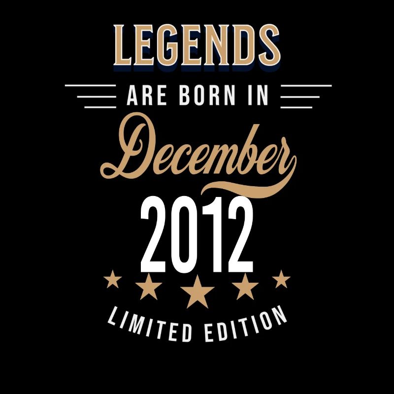 Legenden werden im Dezember 2012 geboren