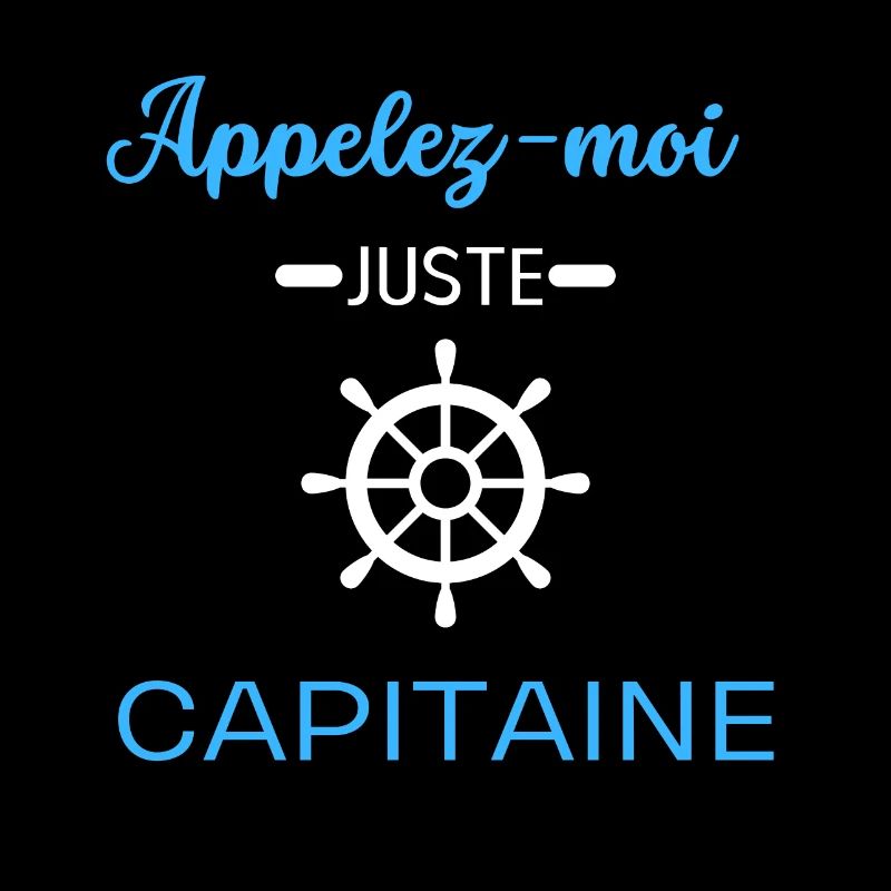 Appelez-moi juste capitaine marin bateau