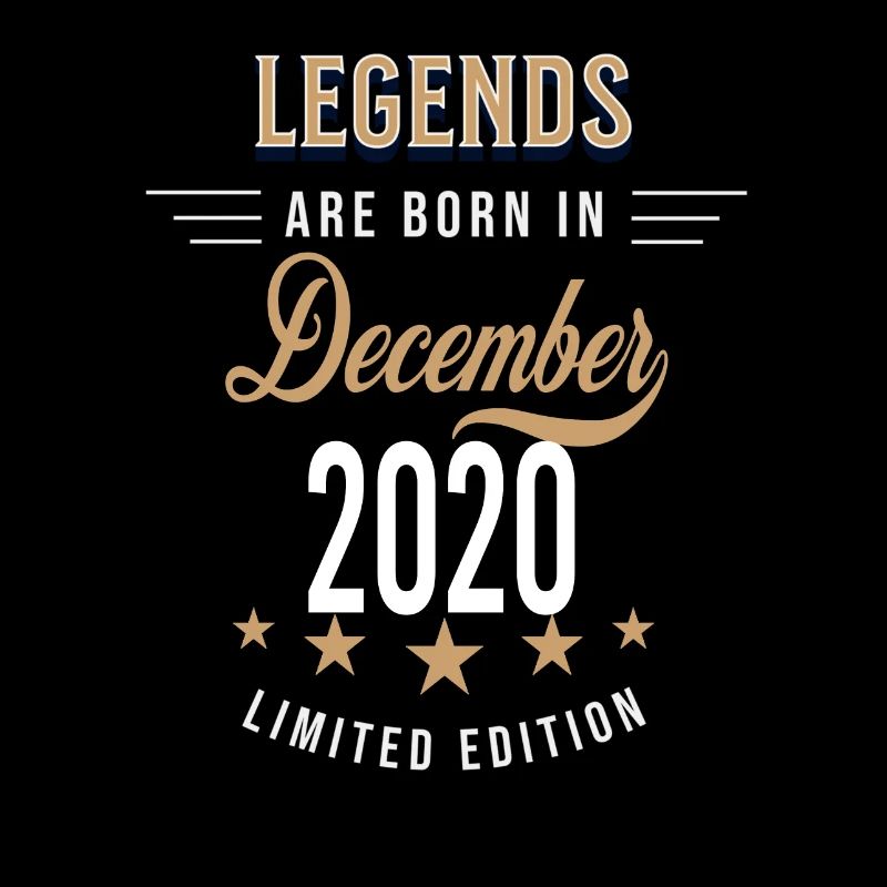 Legends are born in December 2020