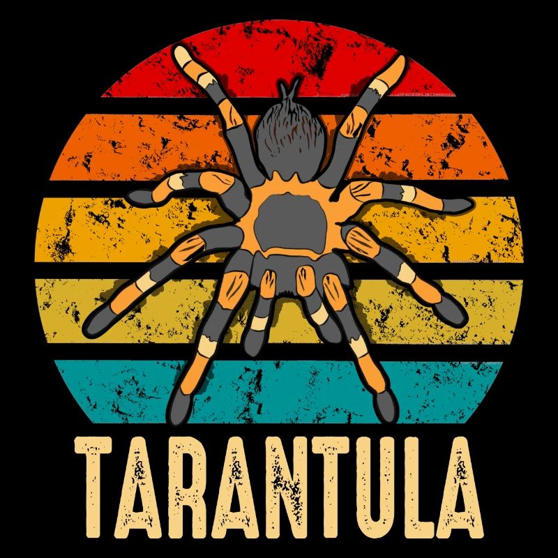Retro Sunset Pet Tarantula Spider Owner