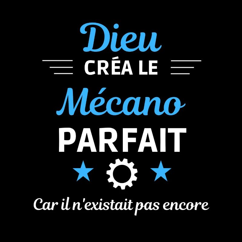 dieu créa le Mécano parfait humour de bureau