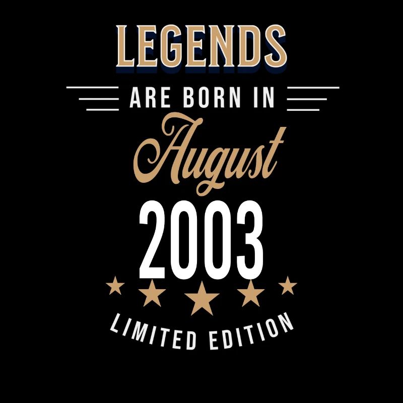 Les légendes naissent en août 2003