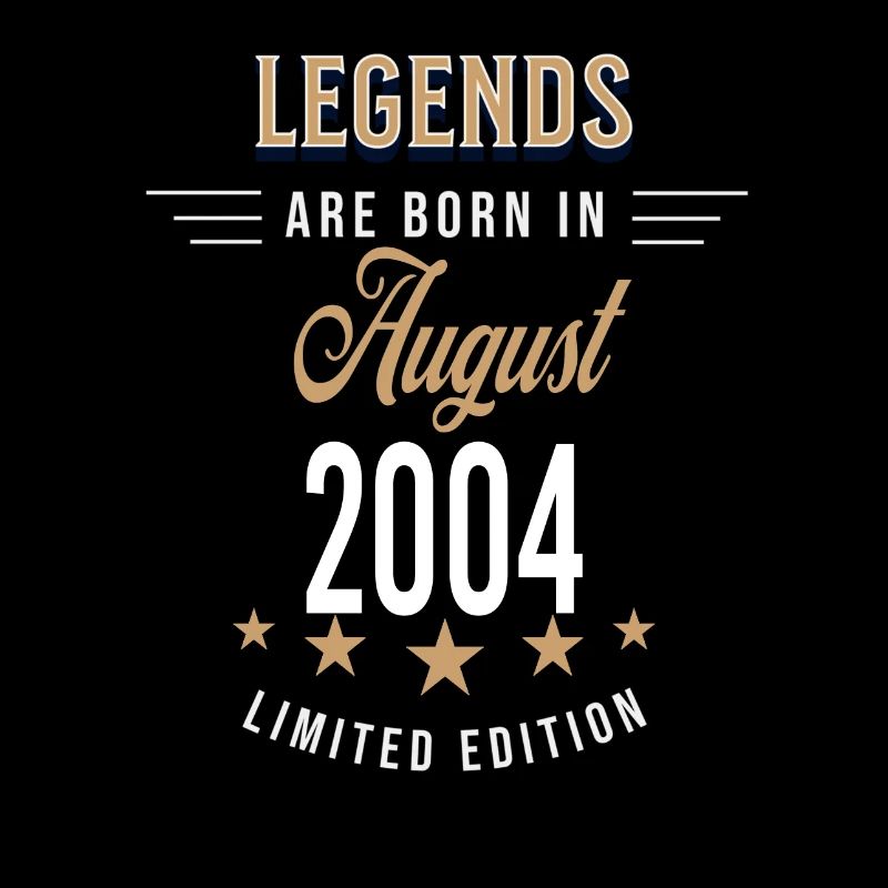 Legends are born in August 2004