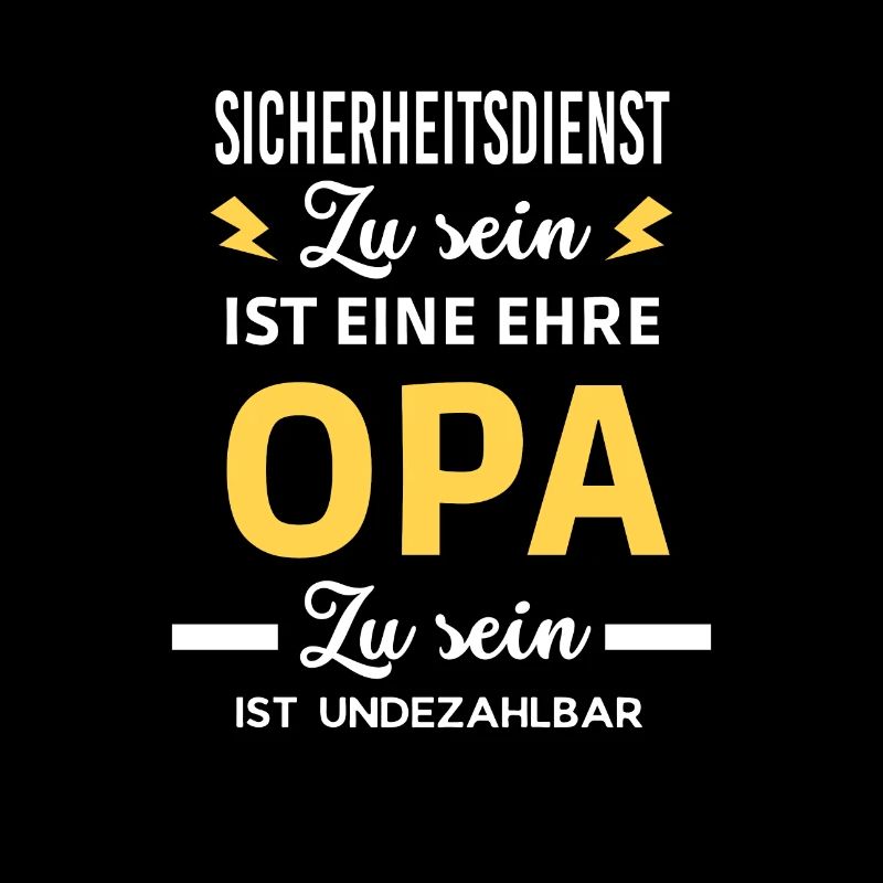 Zu eine ehre OPA ist undezahlbar Sicherheitsdienst