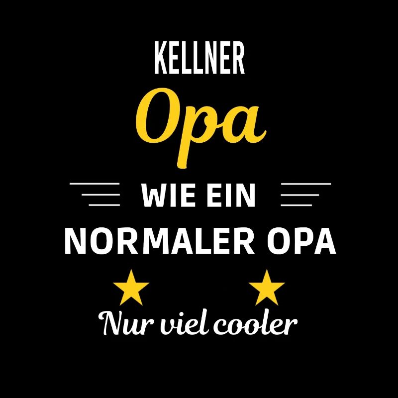 Opa wie ein normaler nur viel cooler Kellner