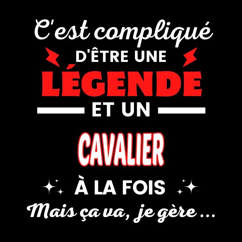 C'est compliqué phrase drôle CAVALIER