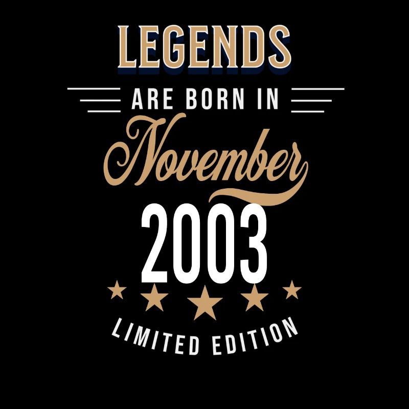 Legenden werden im November 2003 geboren