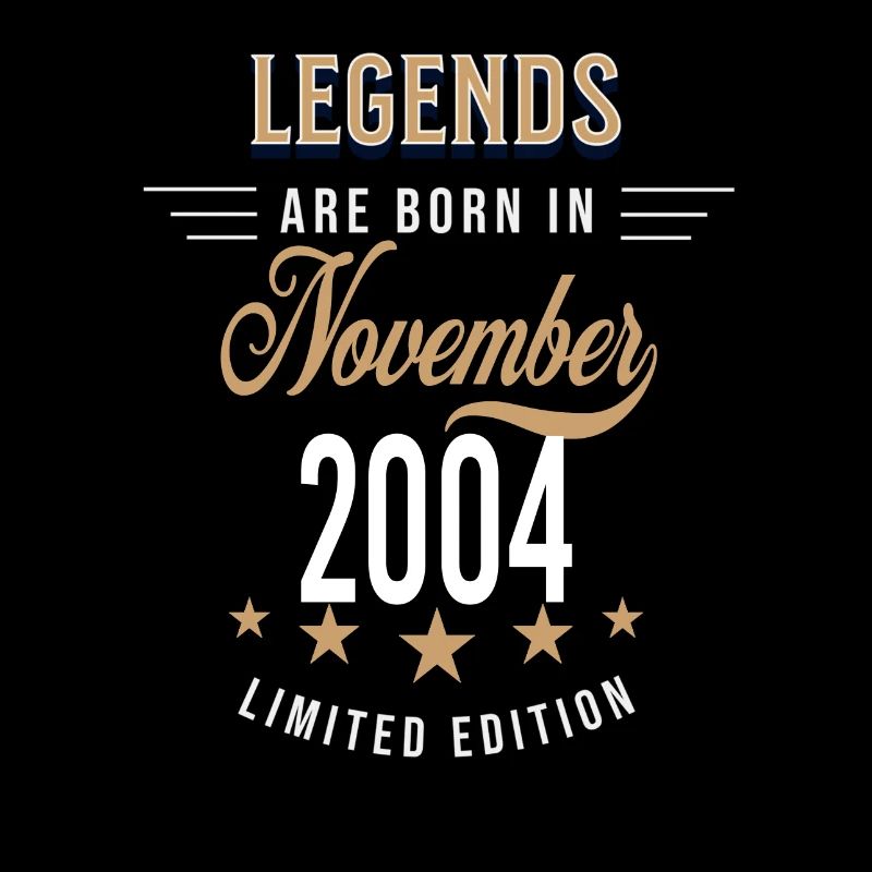 Legenden werden im November 2004 geboren