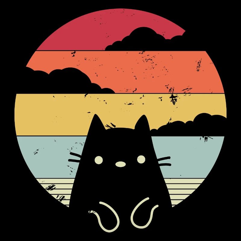 Propriétaire de chat, propriétaire de chat, cadeau rétro vintage