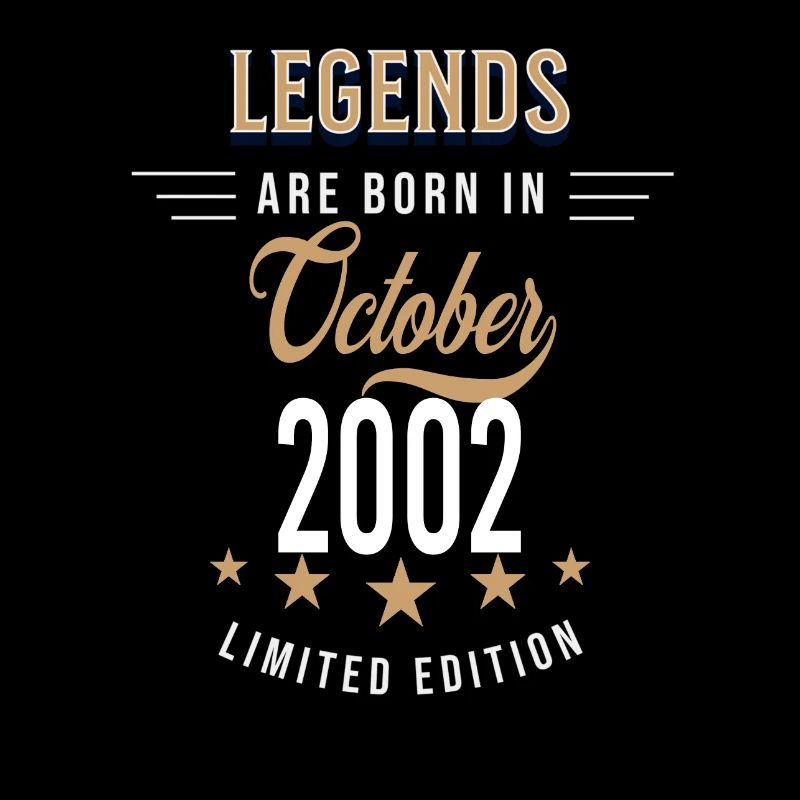 Legends are born in October 2002