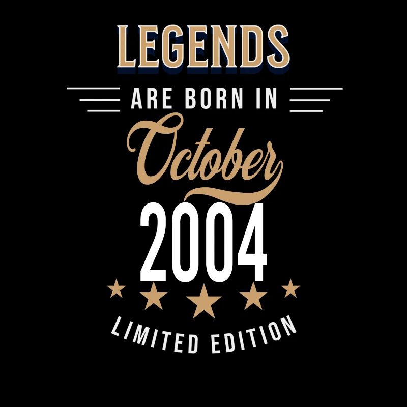 Legends are born in October 2004