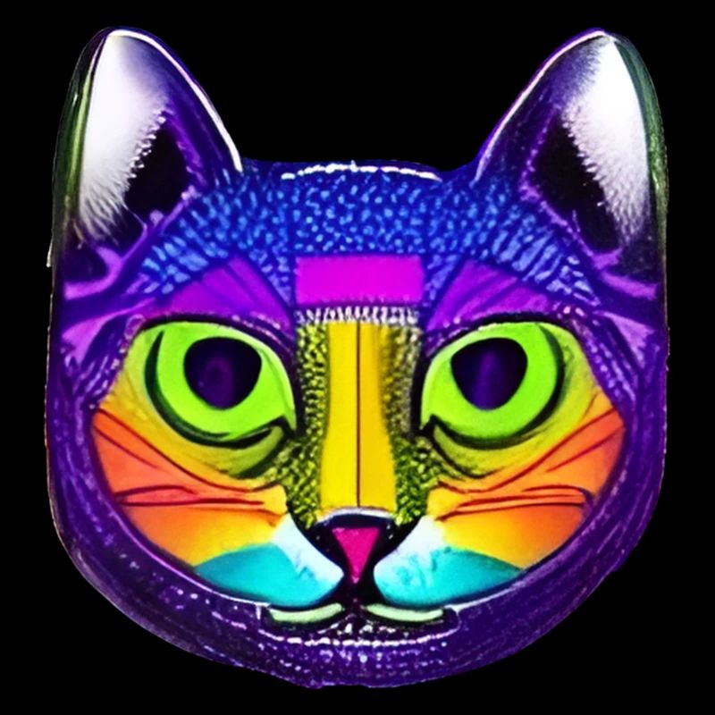 Psychedelic & Trippy Cat