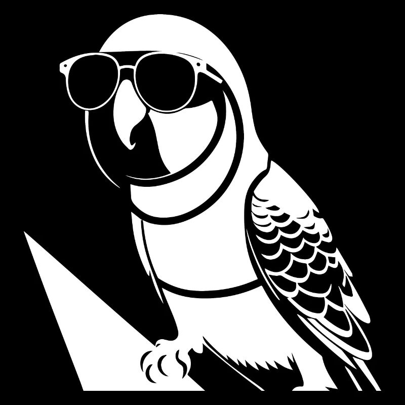 Funny Bird Wearing Sunglasses Cool Bourke's Parak