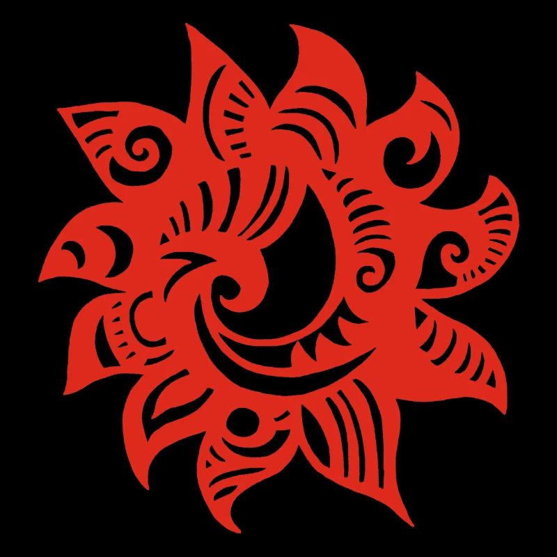 Strange red sun
