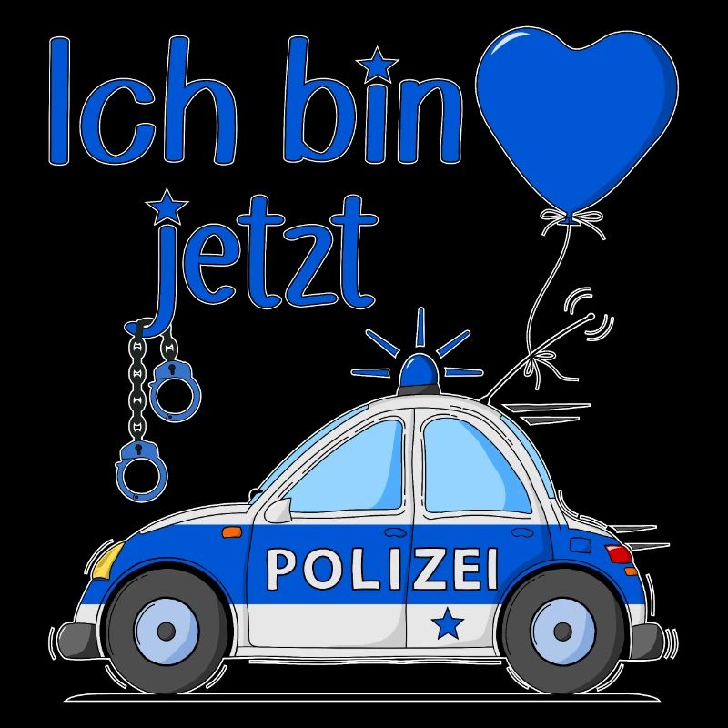 Polizeiauto Ich bin jetzt Geburtstag