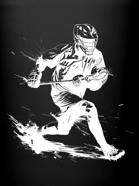 Lacrosse Boy Drawing