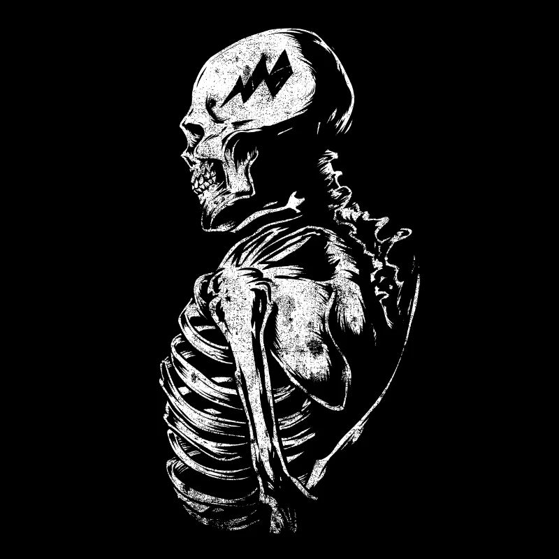 Skeleton skeleton dried out body mummy