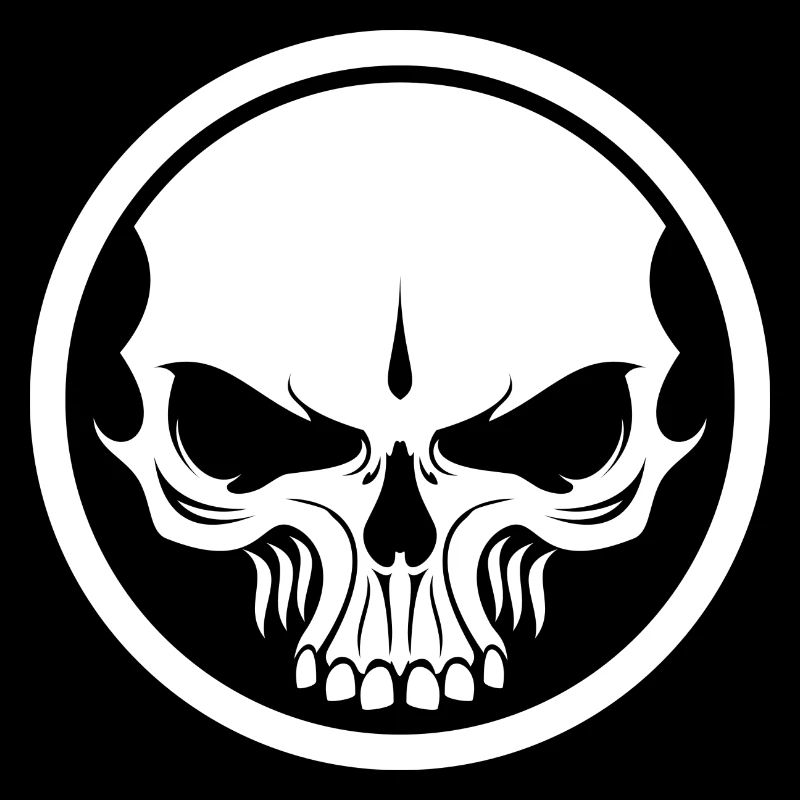 Vilain crâne de mort