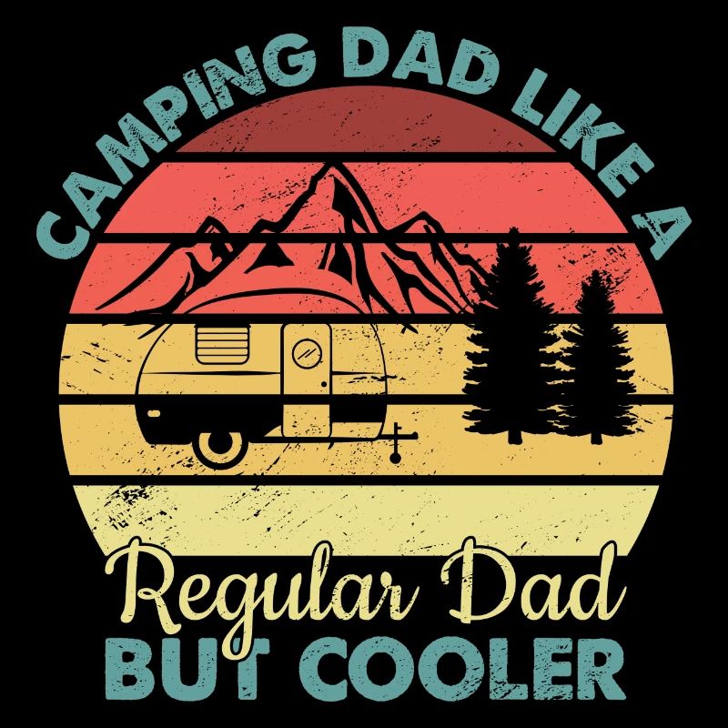 Camping Dad Nature Outdoor Activity Campfire